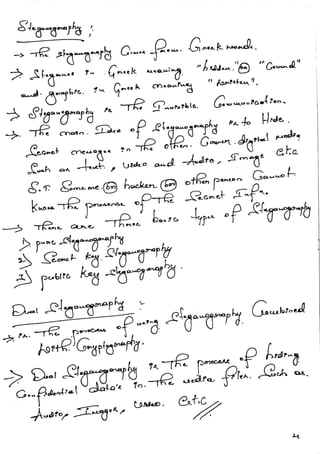 VTU Network & cyber security (1-5 Module) Full notes