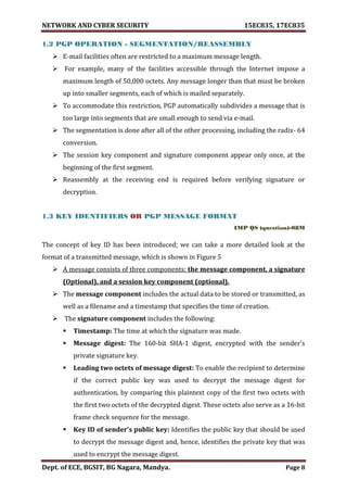 VTU Network & cyber security (1-5 Module) Full notes