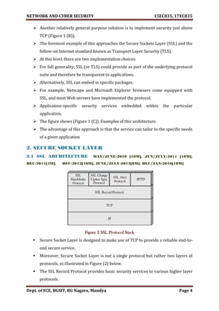 VTU Network & cyber security (1-5 Module) Full notes