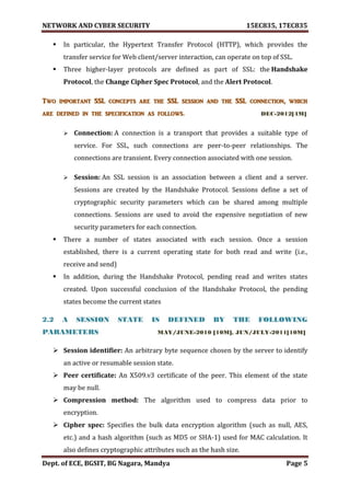 VTU Network & cyber security (1-5 Module) Full notes