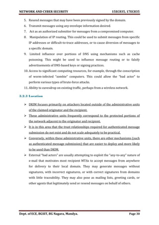 VTU Network & cyber security (1-5 Module) Full notes