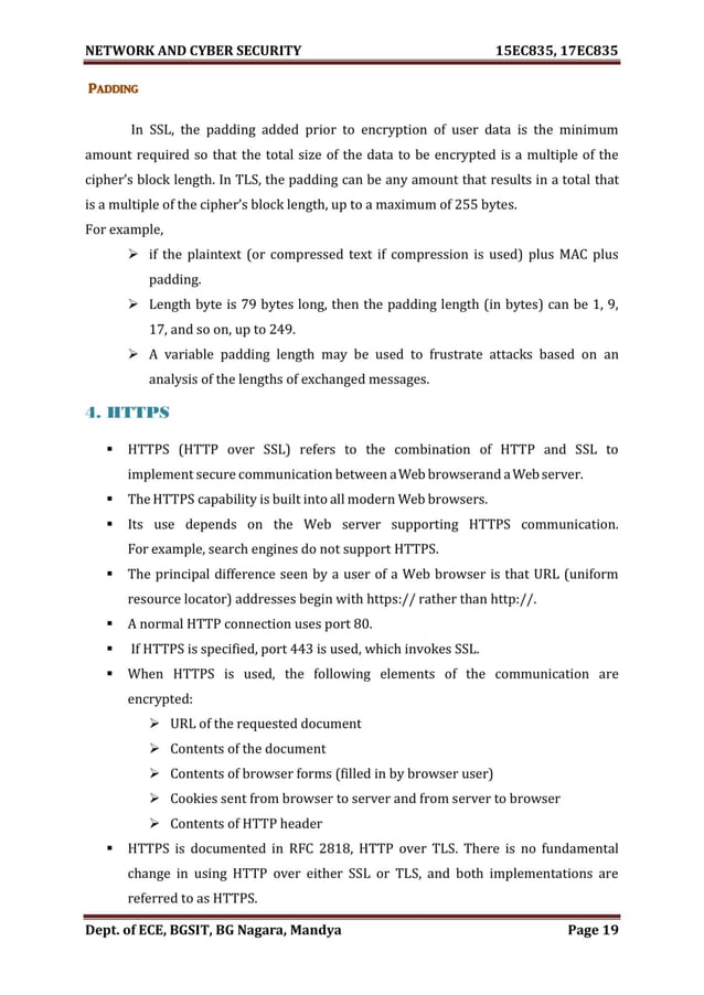 VTU Network & cyber security (15 Module) Full notes