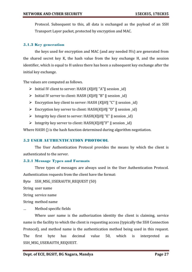 VTU Network & cyber security (15 Module) Full notes