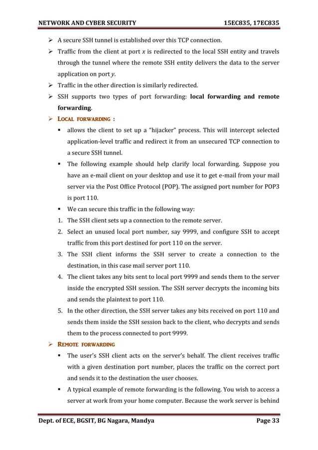 VTU Network & cyber security (15 Module) Full notes