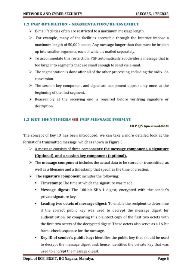 VTU Network & cyber security (15 Module) Full notes