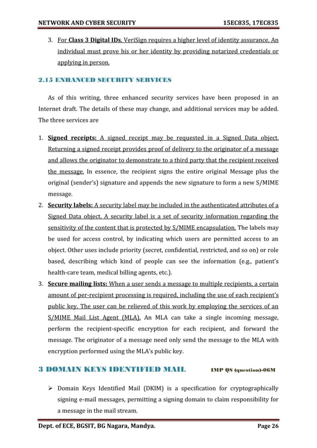 VTU Network & cyber security (15 Module) Full notes