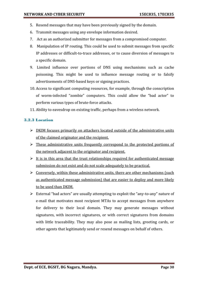 VTU Network & cyber security (15 Module) Full notes