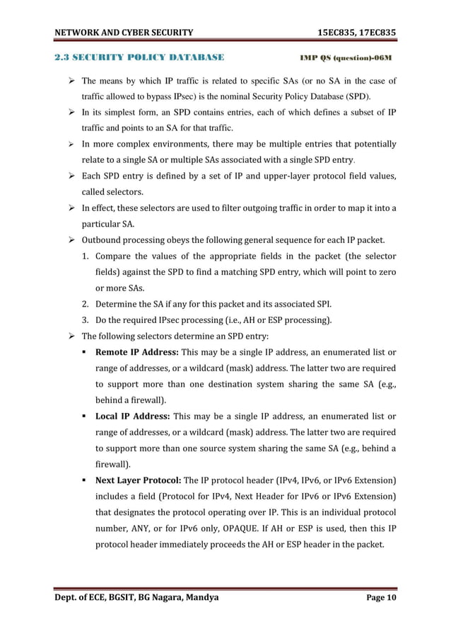 VTU Network & cyber security (15 Module) Full notes