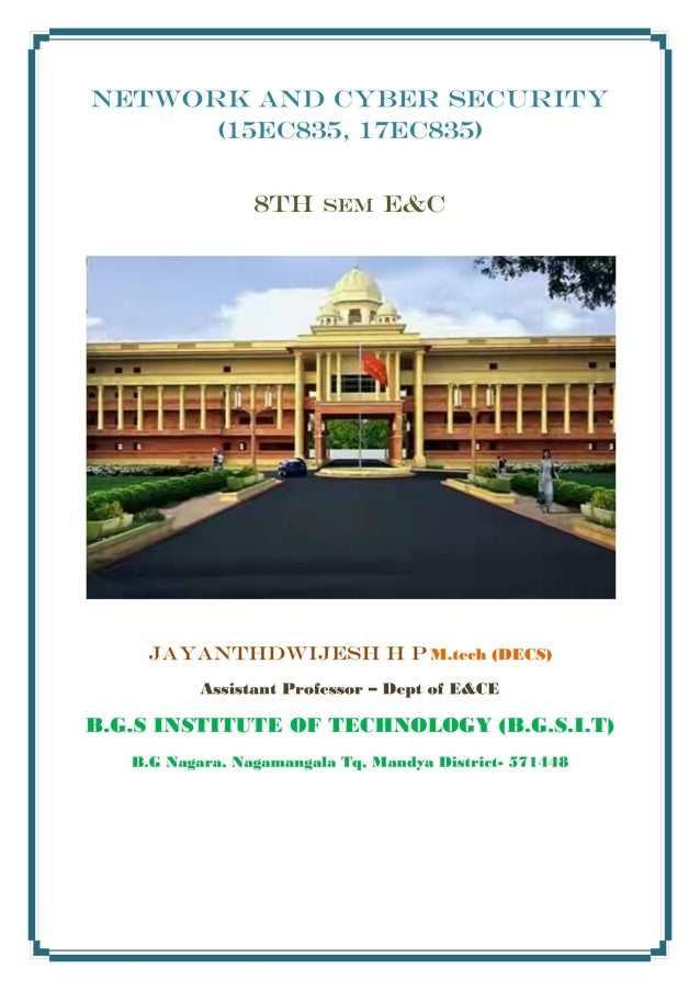 VTU Network & cyber security (15 Module) Full notes