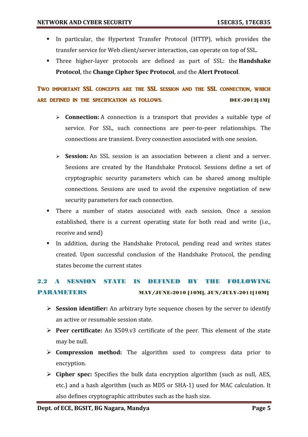 VTU Network & cyber security (15 Module) Full notes