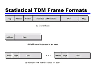 Statistical TDM Frame Formats
 