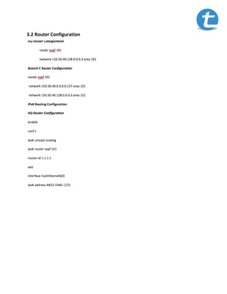 Network design assignment | PDF