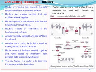 Data Sharing Router Computing Multiplexing,LAN Cabling,Routers,Core and Distribution Networks | PPT