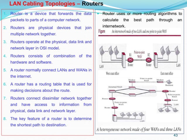 Multiplexing,LAN Cabling,Routers,Core and Distribution Networks | PPT