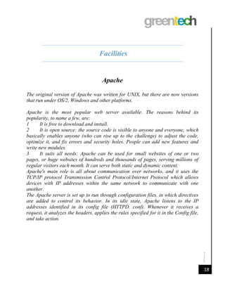 Network developer company report | PDF