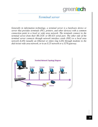Network developer company report | PDF