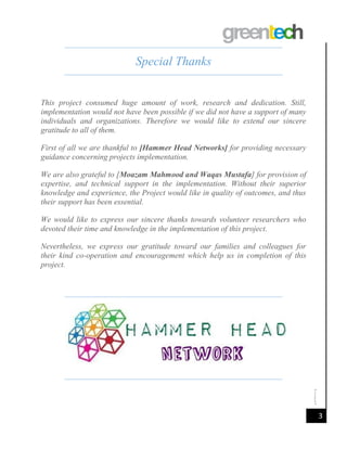 Network developer company report | PDF