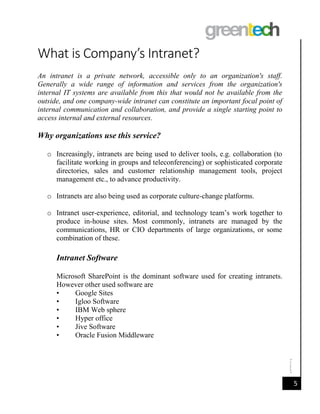 Network developer company report | PDF