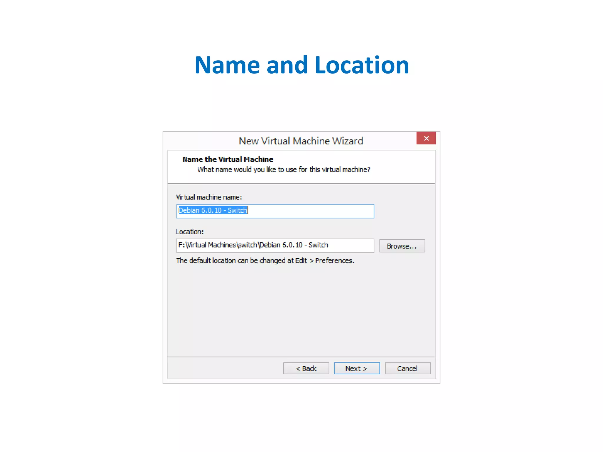 Setup your Virtual Machine
 