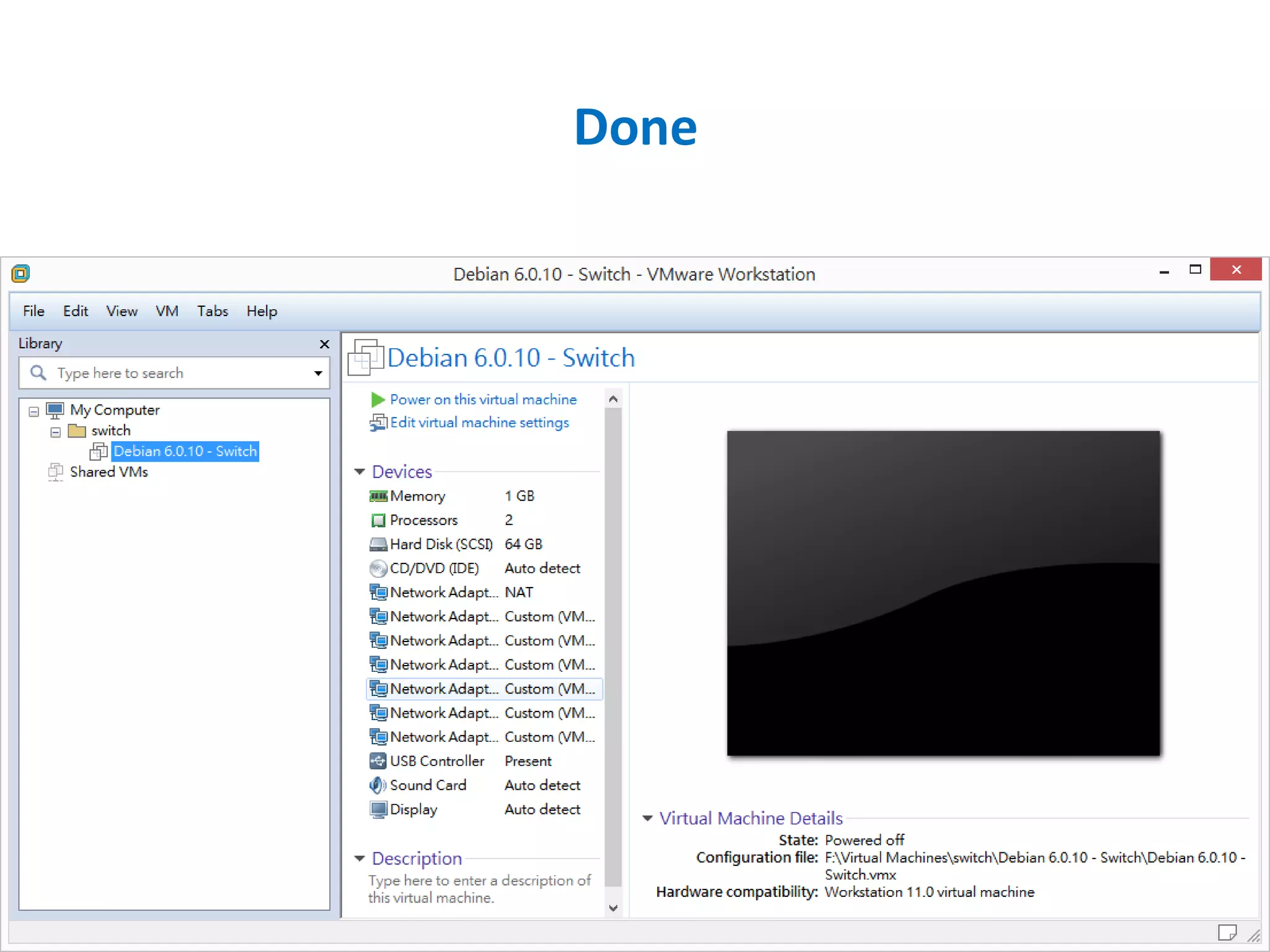 New Virtual Machine
 