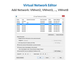 Simple, Stable, Fast, …
VMware Workstation
 