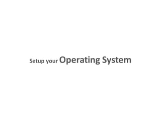 Uncheck them to keep
smallest installation
 