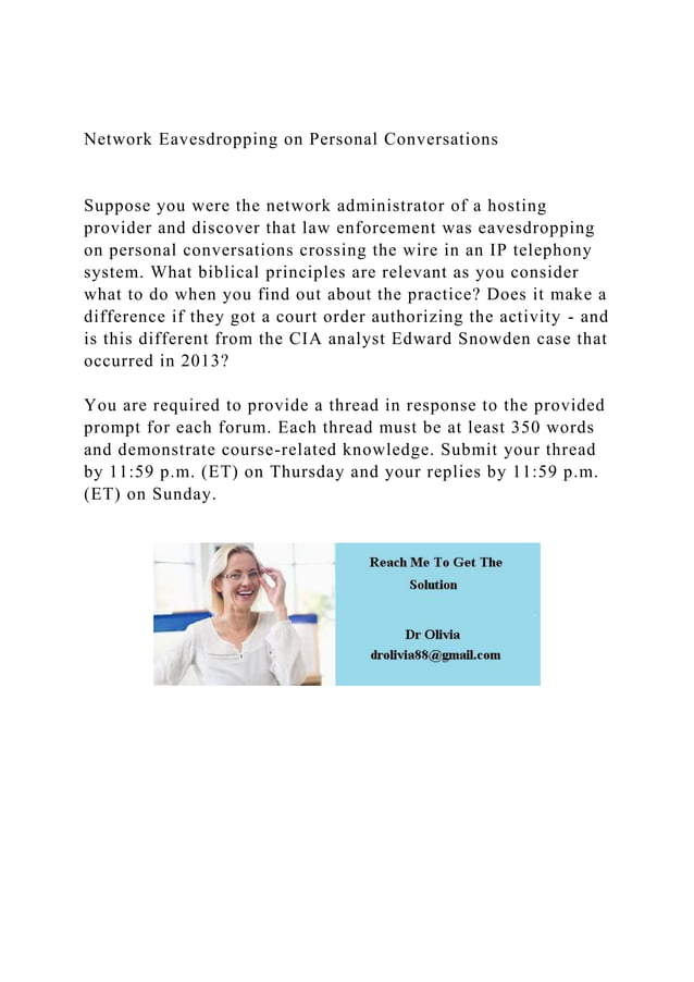 Network Eavesdropping on Personal ConversationsSuppose you w PDF