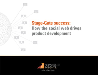 Stage-Gate success:
How the social web drives
product development




          NETWORKED
          INSIGHTS
    Fueling Intelligent Brands
 