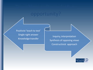 Transition: culture clash or opportunity? 