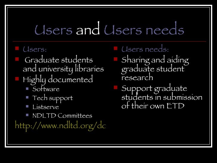 networked digital library of theses and dissertation