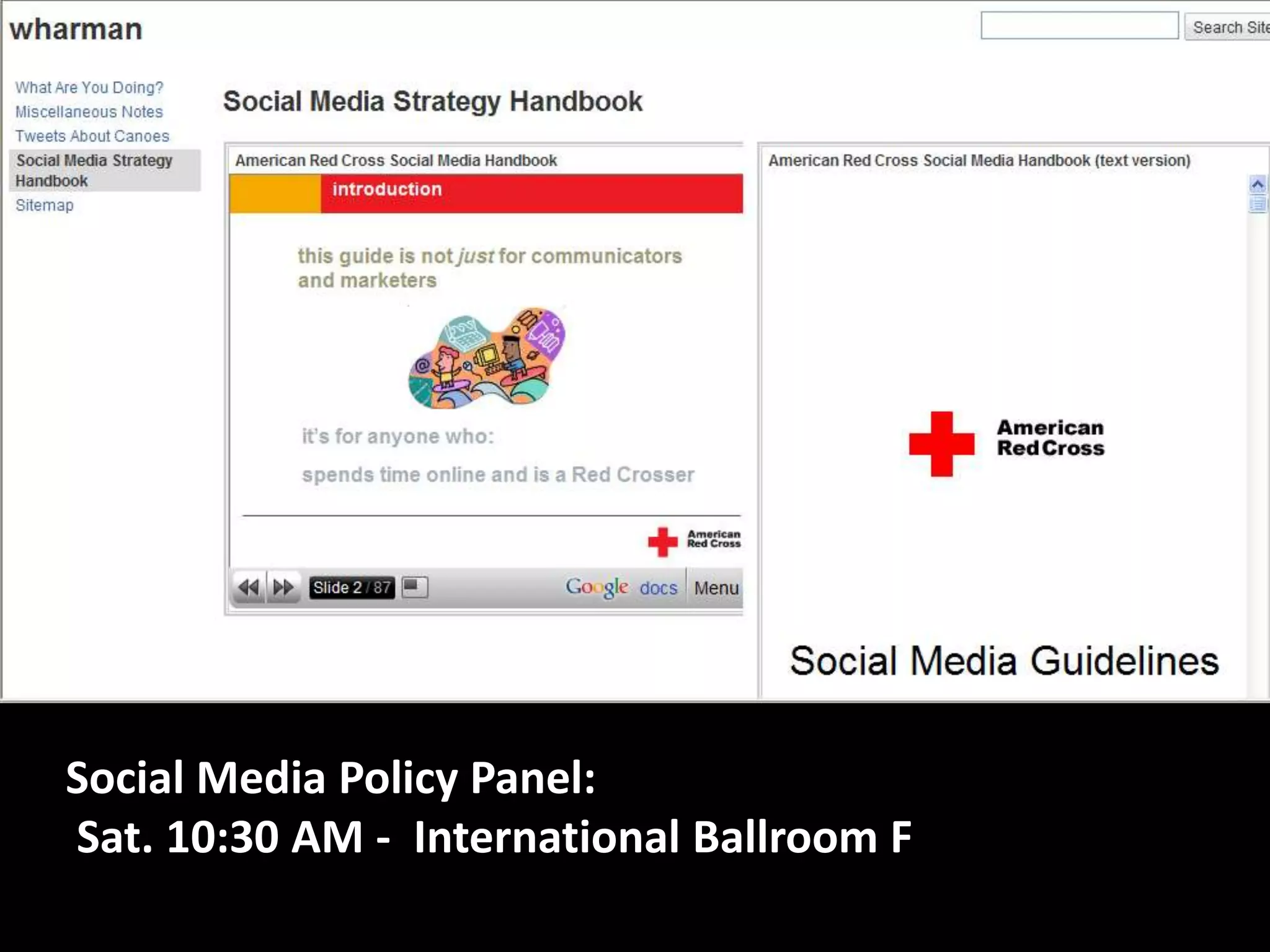   SimplicityRed  Cross: Creating  A Social Culture
