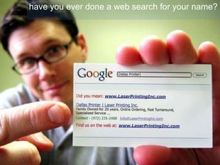 have you ever done a web search for your name?
 