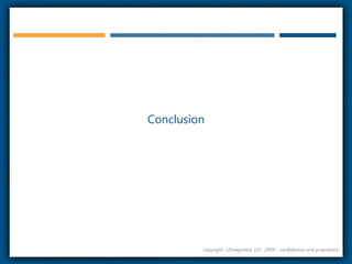 Conclusioncopyright  r2integrated, LLC  2009 – confidential and proprietary