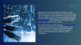 Network Engineer Online Course for Core Networking & Infrastructure ...