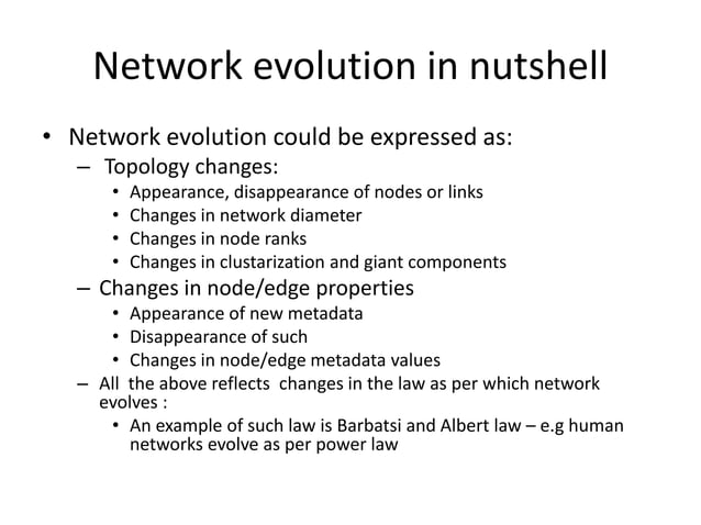 Tracking network evolution process with netTransformer & Bulgarian ...