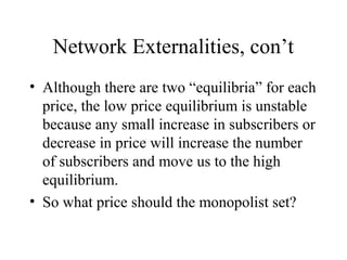 Network externalities | PPT