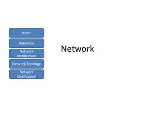 Home
Definition
Network
Architecture
Network Topology
Network
Clasification
Network
 