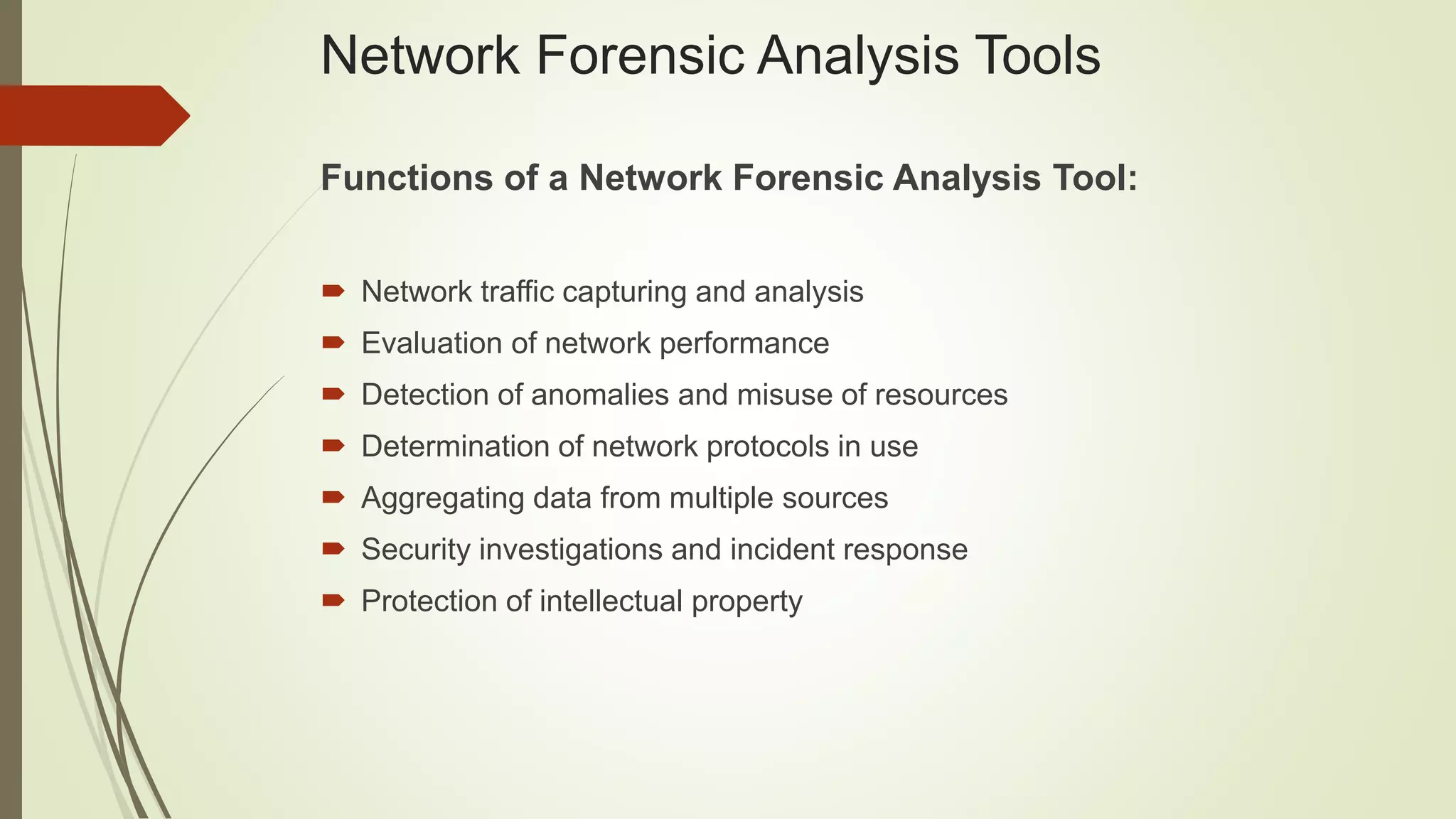 Network forensic | PPTX
