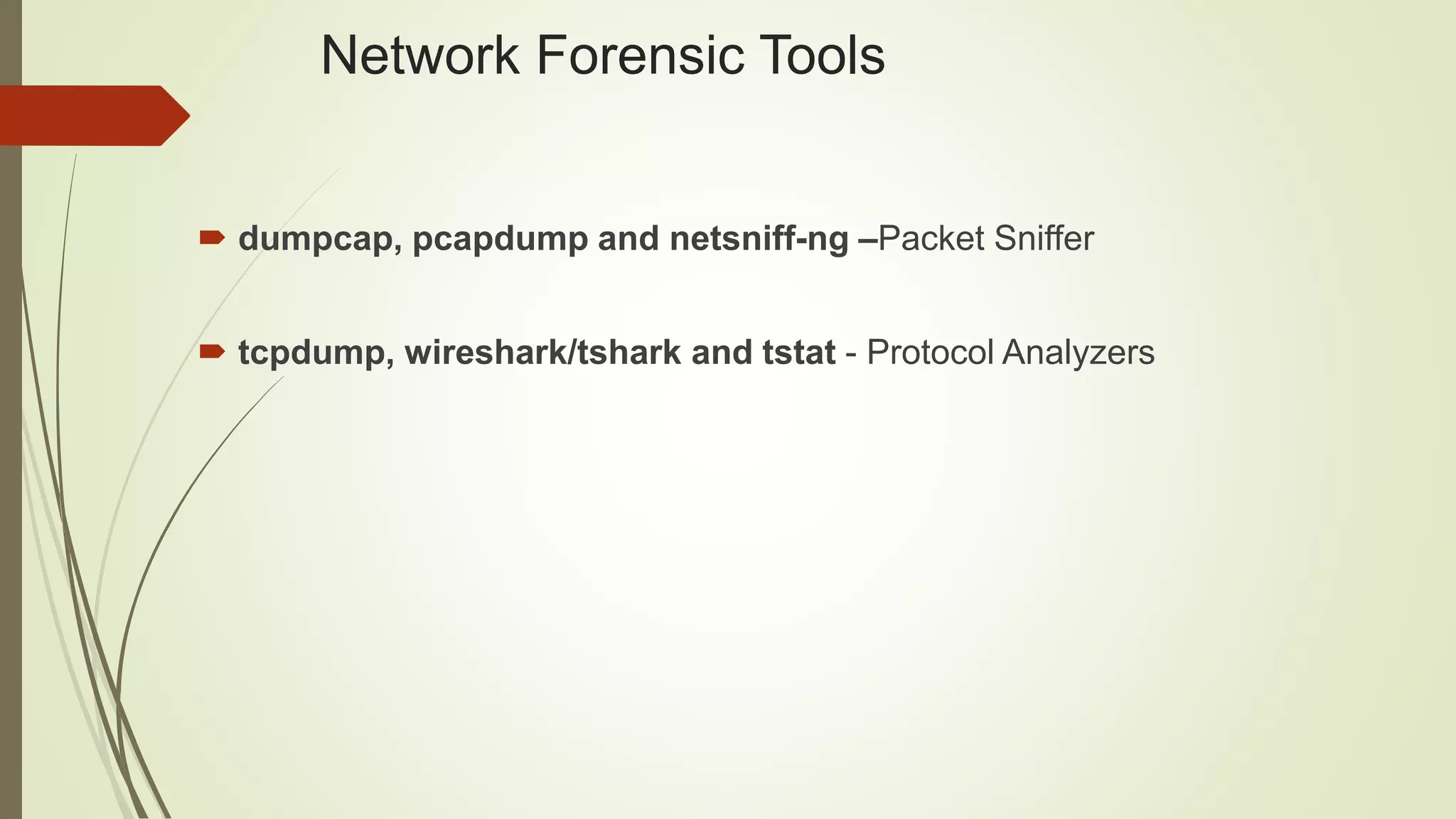 Network forensic | PPTX