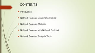 Network forensic | PPTX