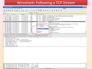 Wireshark: Following a TCP Stream
 