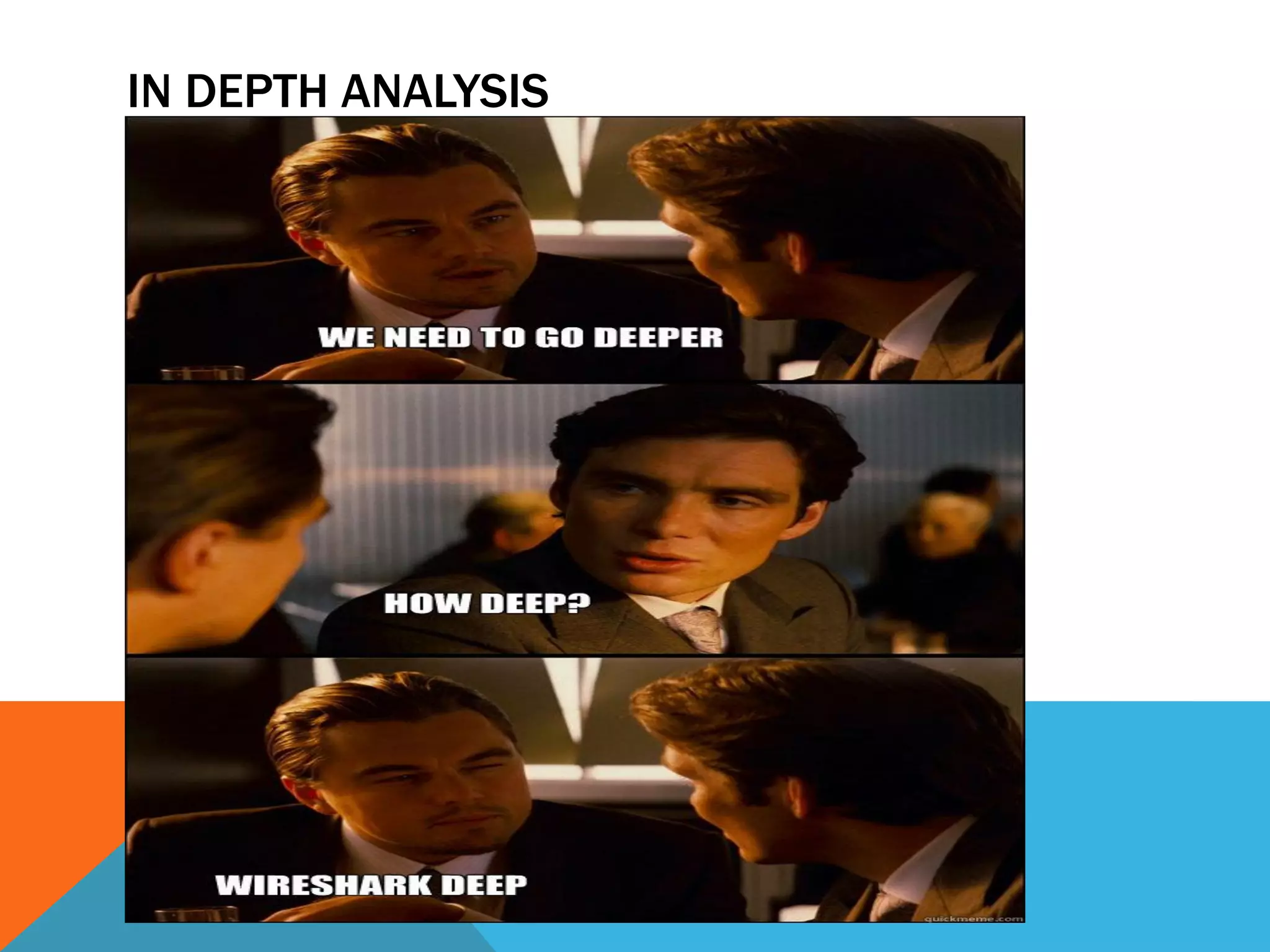 IN DEPTH ANALYSIS
 