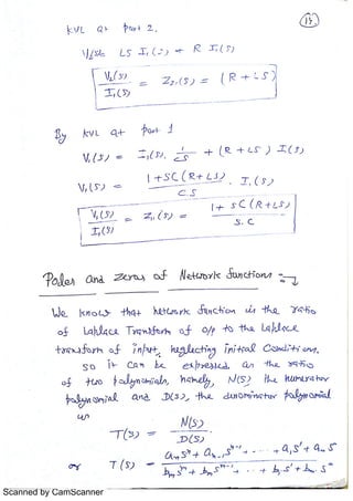 Network Functions | PDF