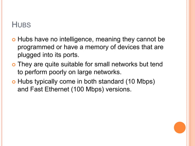 Network Hardware And Software | PPTX