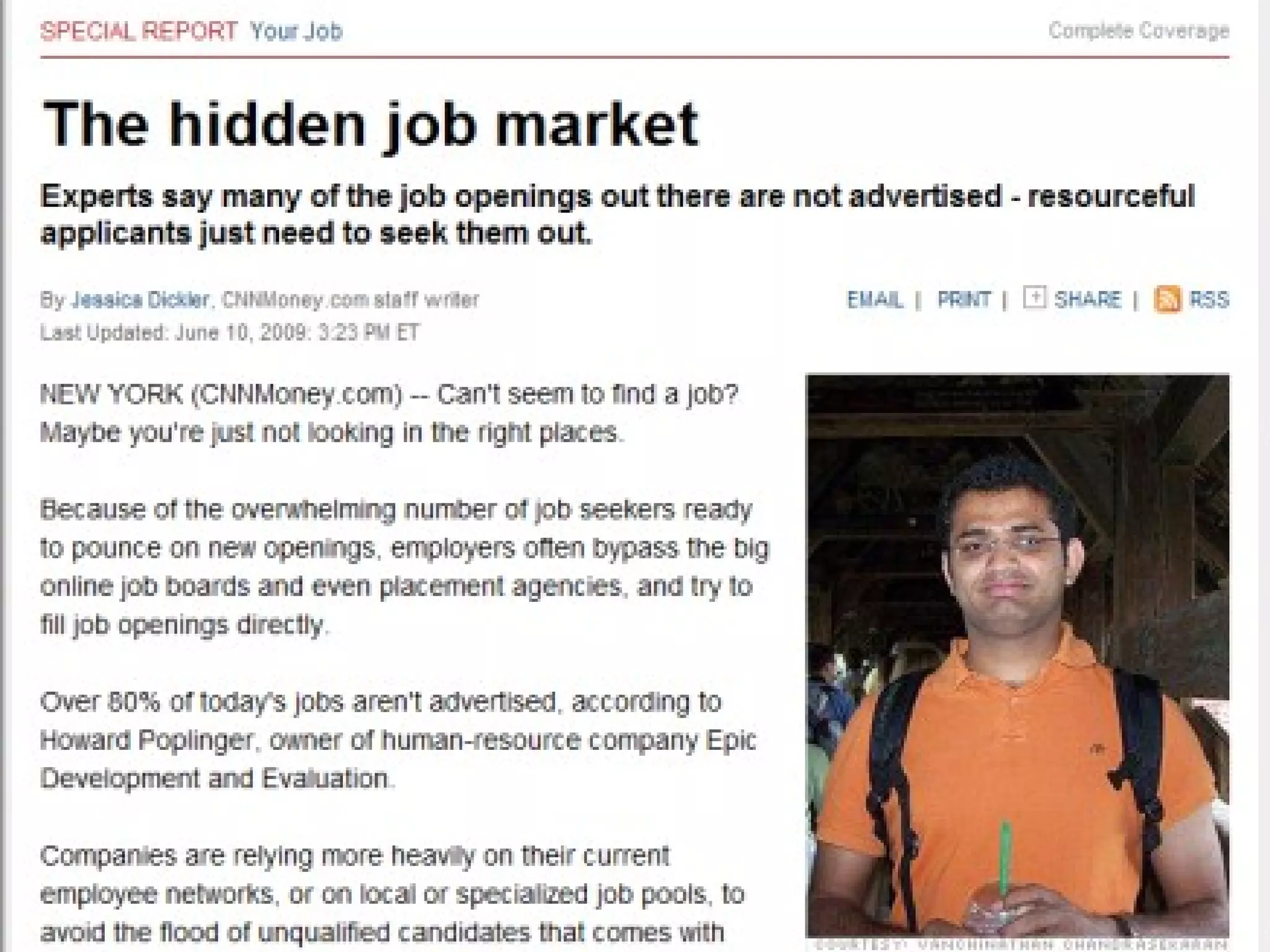 Hidden Jobs 80% of all available jobs   aren’t posted  in the classifieds or on job boards.  60% of people  surveyed by  BH Careers International , said they got their last job by  networking 