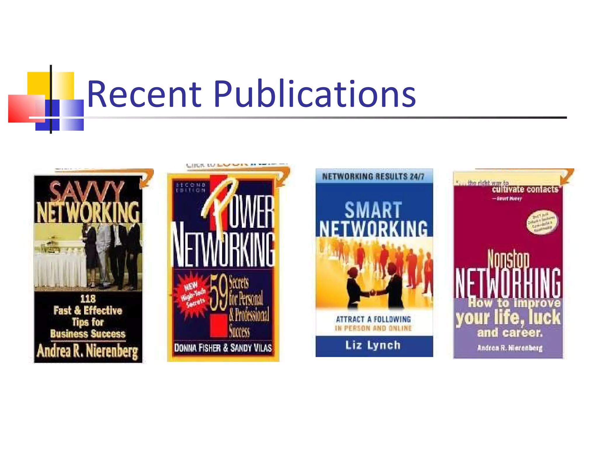 Recent Publications 