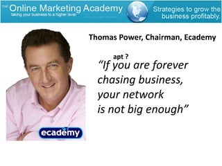 The ROI ofSocial Media is:Your Business will Still Exist in 5 years