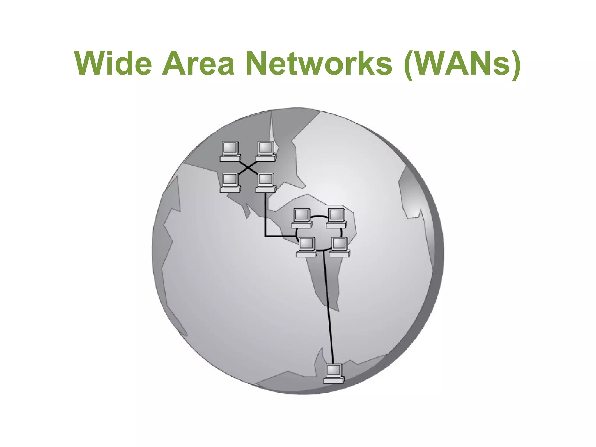 Wide Area Networks (WANs)
 
