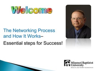 The Networking Process
and How It Works–
Essential steps for Success!
 