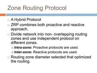 Mobile Ad hoc Networks | PPTX